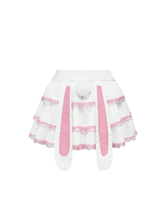 Bunny Ruffle Mini Skirt