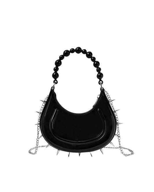 Spiked Pearl Punk Bag