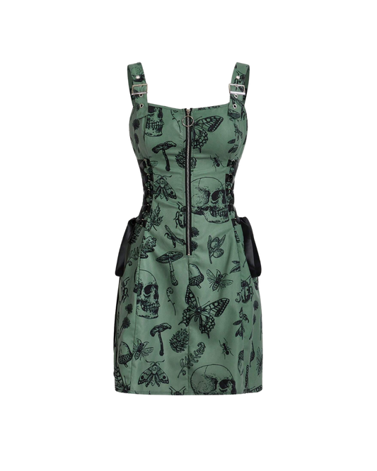 Skull print dress