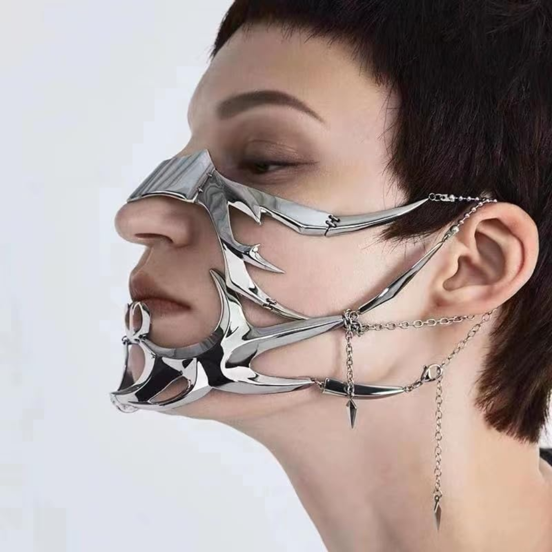Futuristic Jewelry Mask