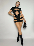 Strapped Cut-Out Bodysuit.