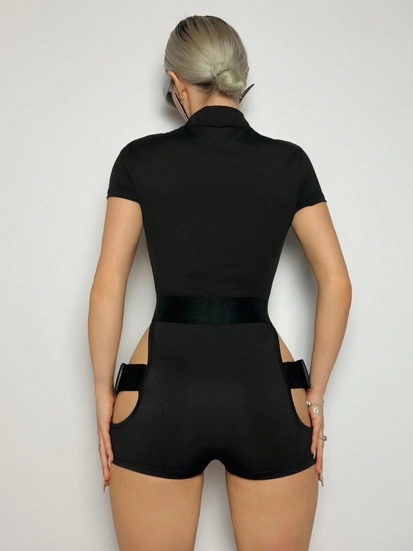 Strapped Cut-Out Bodysuit.