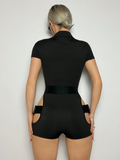 Strapped Cut-Out Bodysuit.