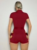 Strapped Cut-Out Bodysuit.