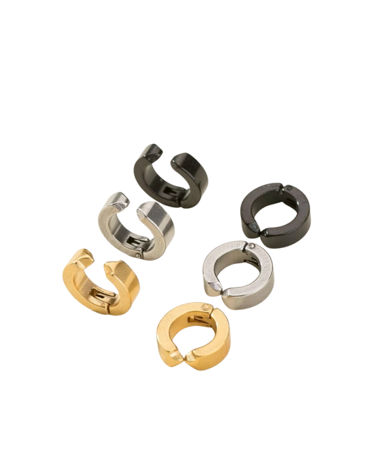 Fake Hoop Earrings