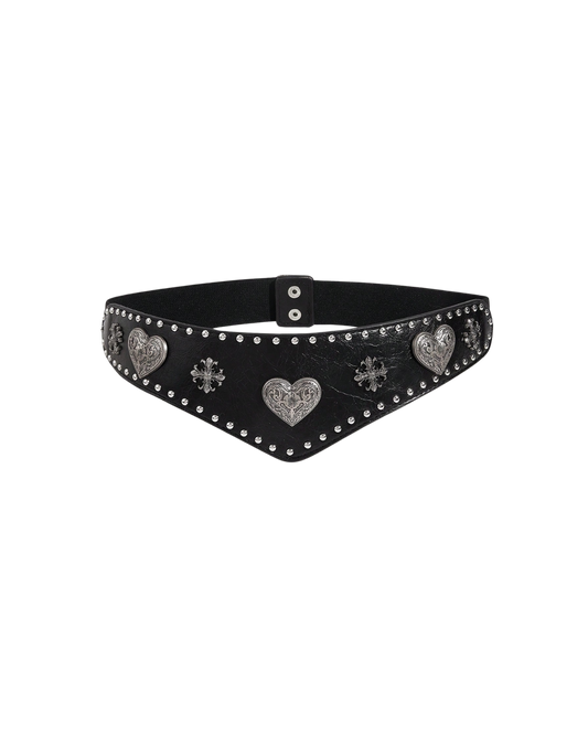 Heart Studded Belt