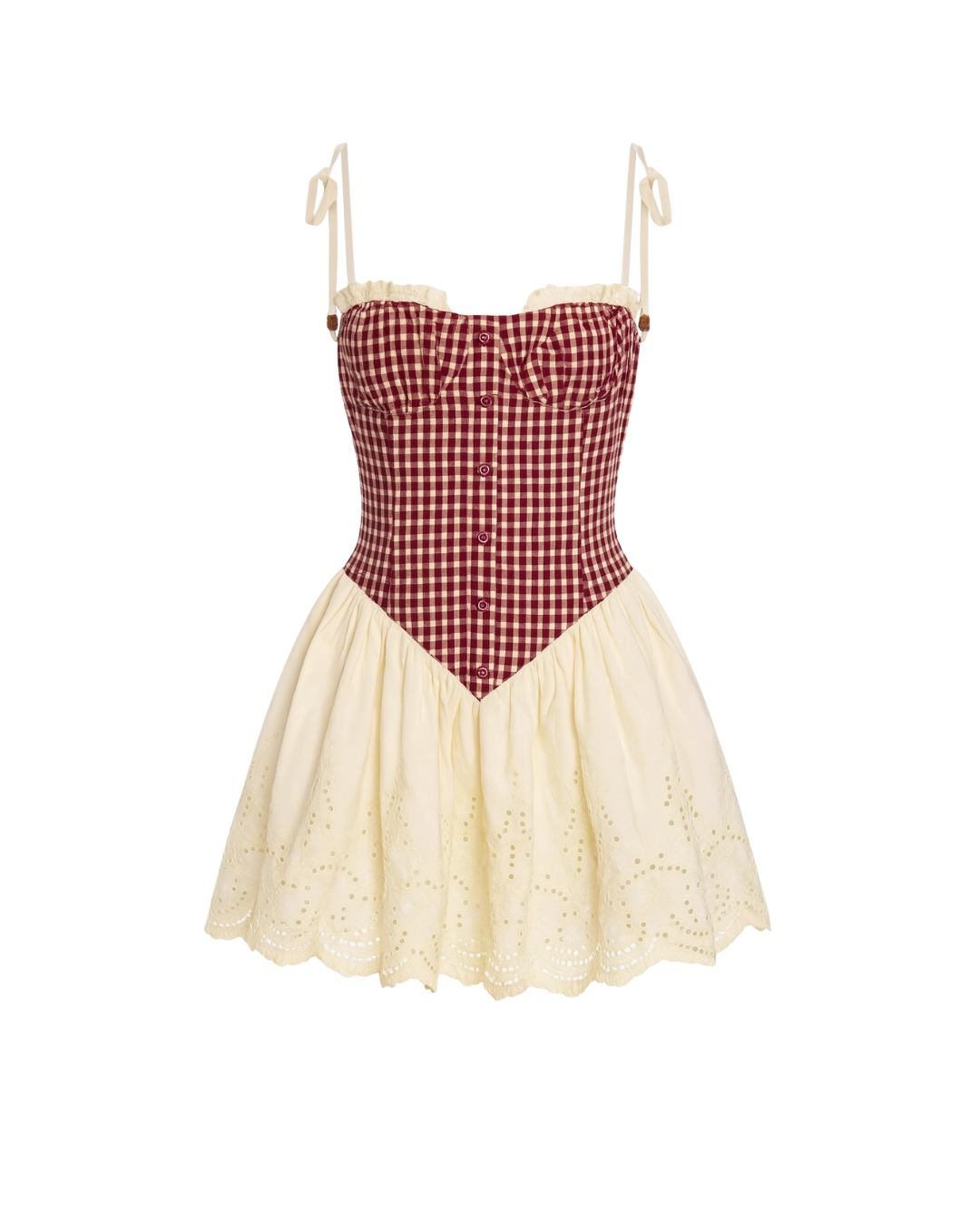 Gingham Corset Dress