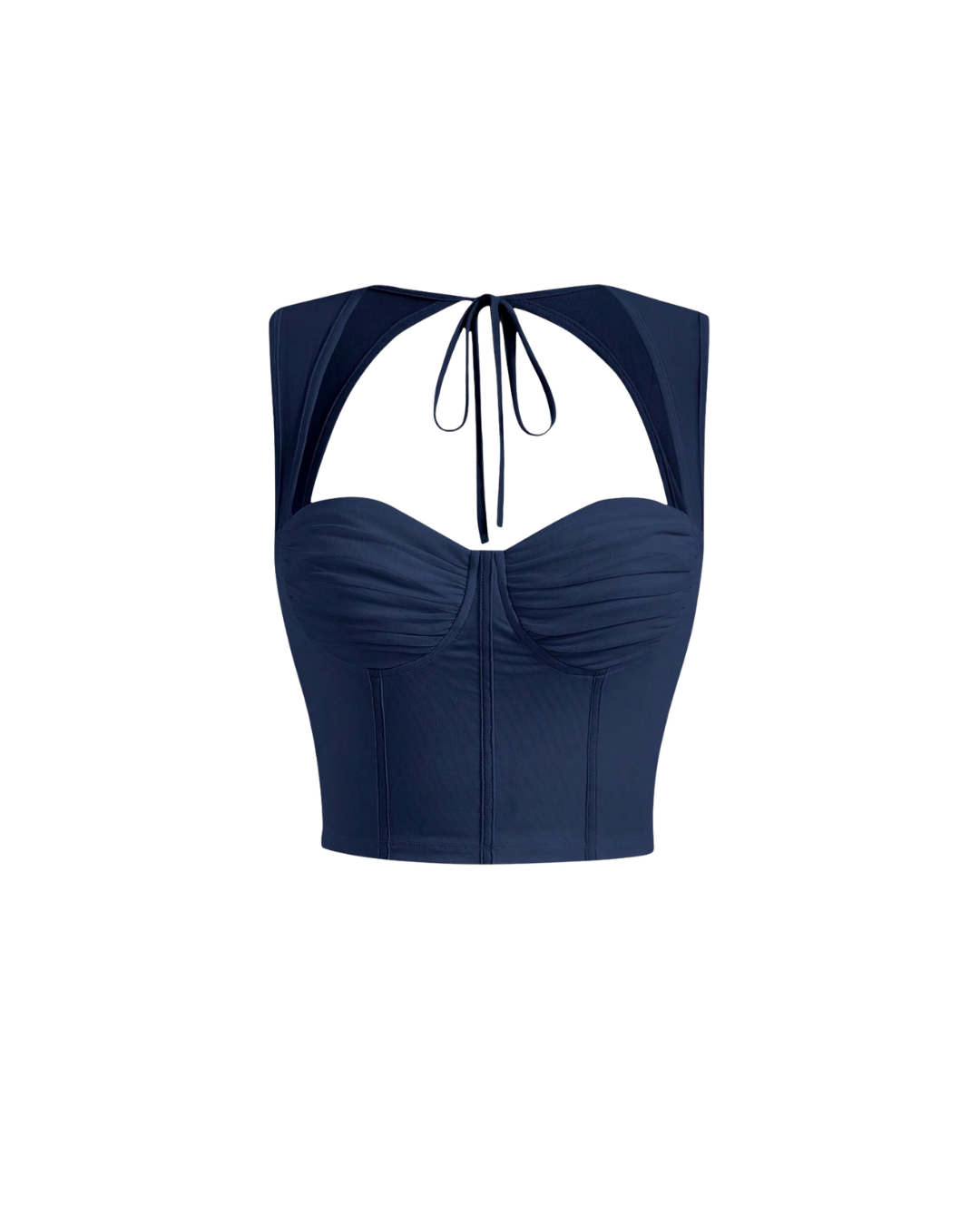 Back-Tie Corset Crop