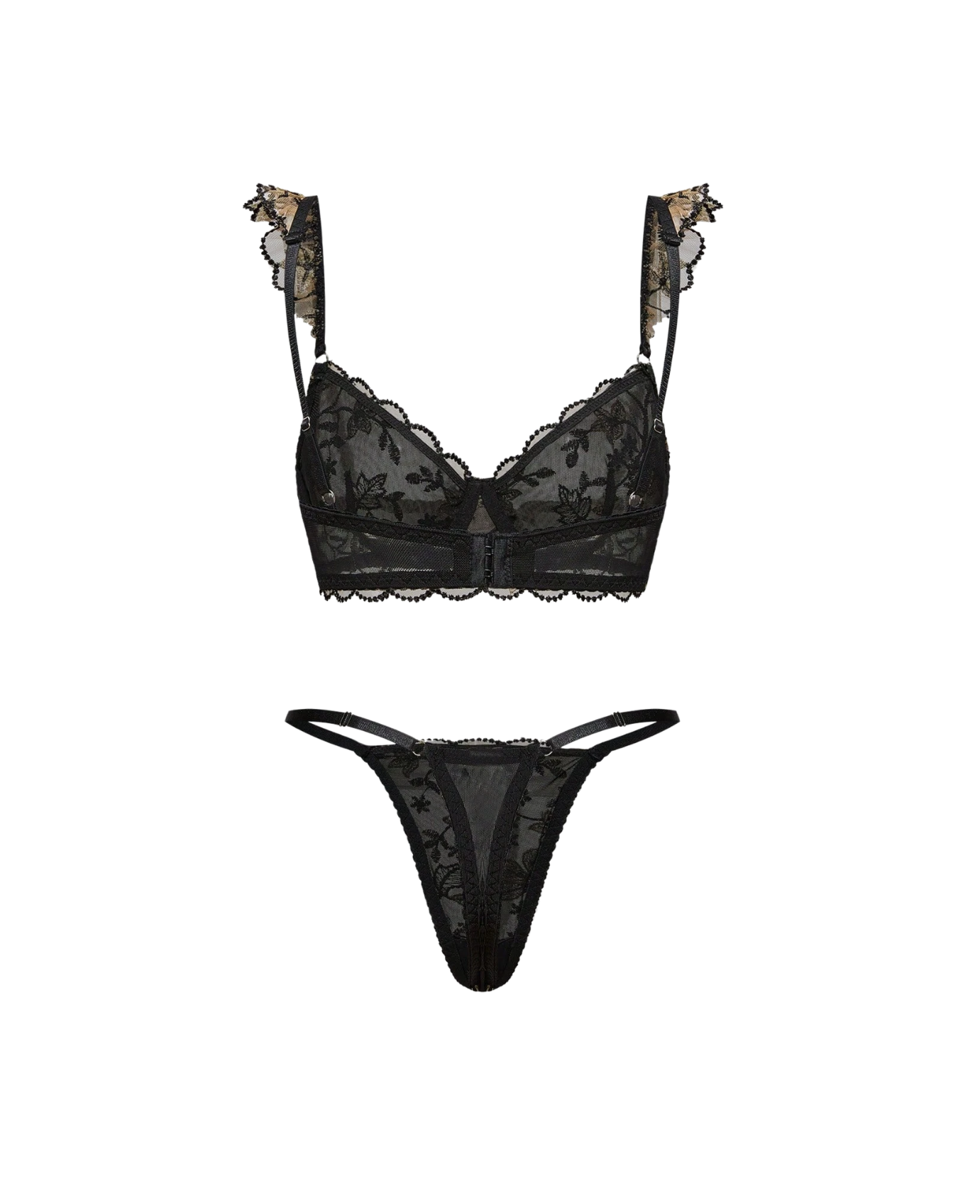 Golden Black Lingerie Set