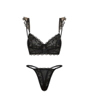 Golden Black Lingerie Set