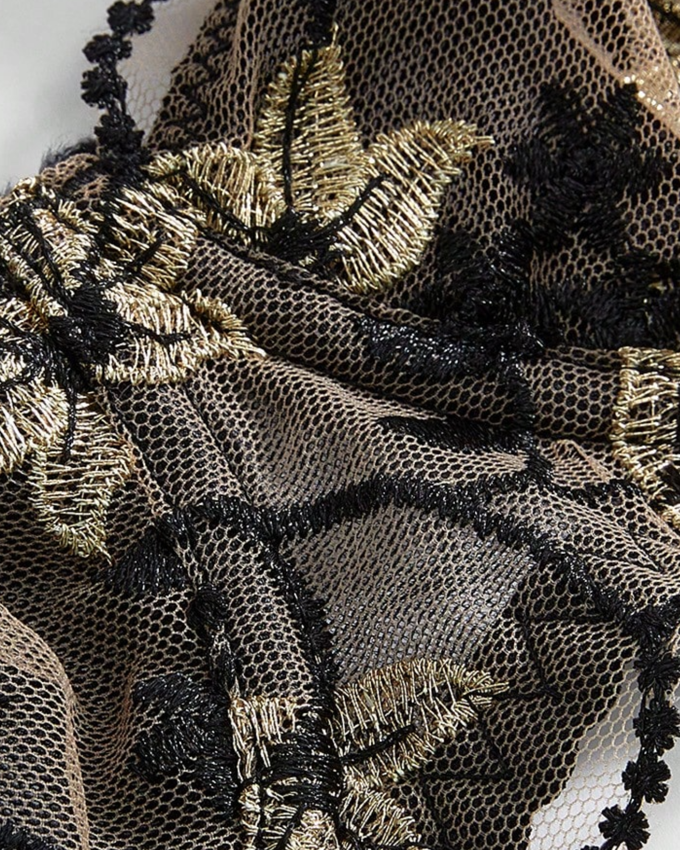Golden Black Lingerie Set
