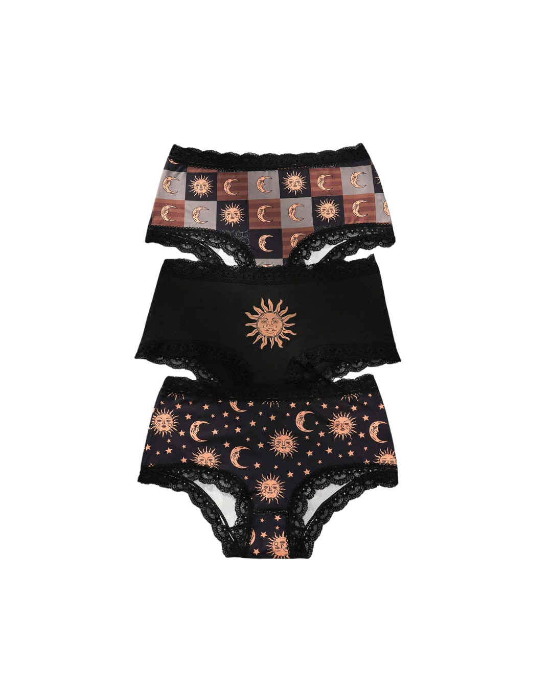 Celestial Lace Panties Set