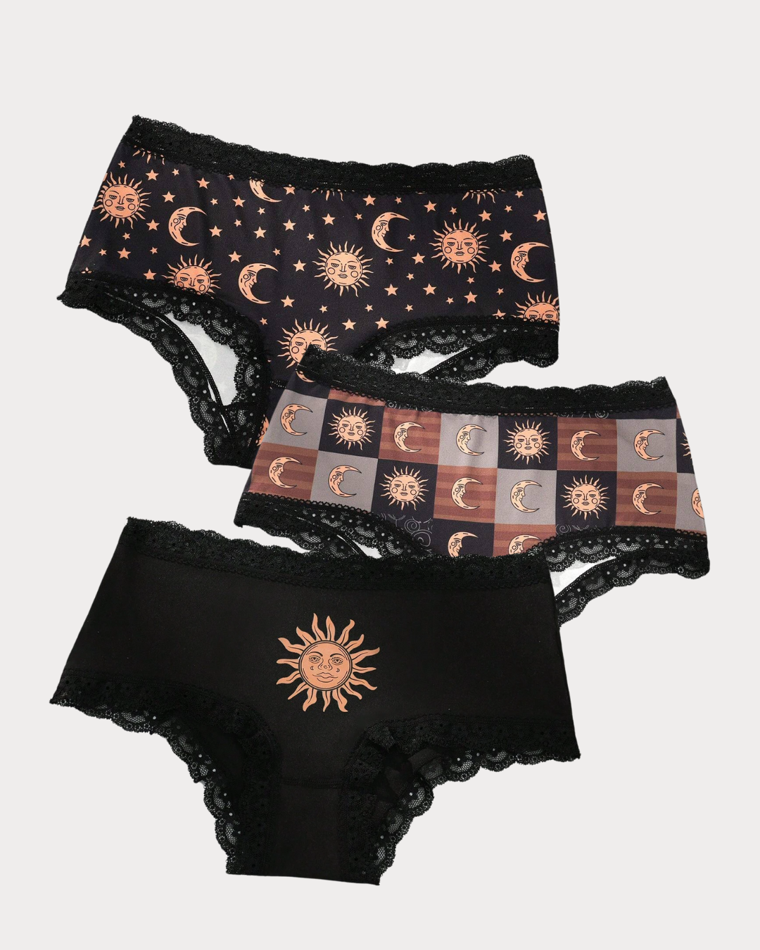 Celestial Lace Panties Set