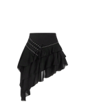 Asymmetric Ruffle Skirt