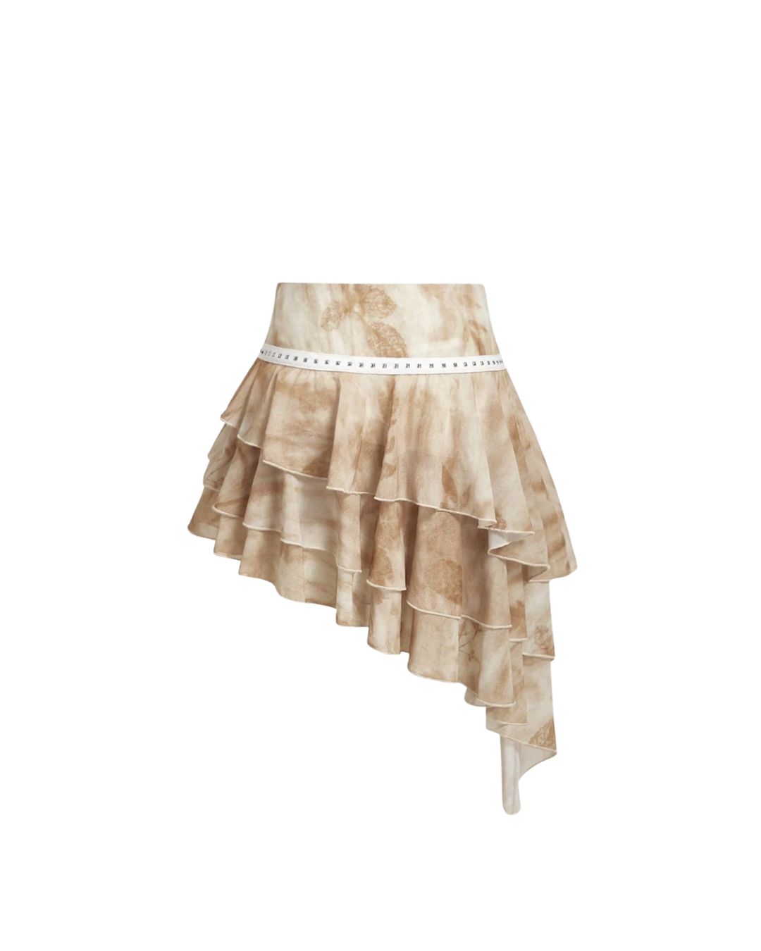 Asymmetric Ruffle Skirt