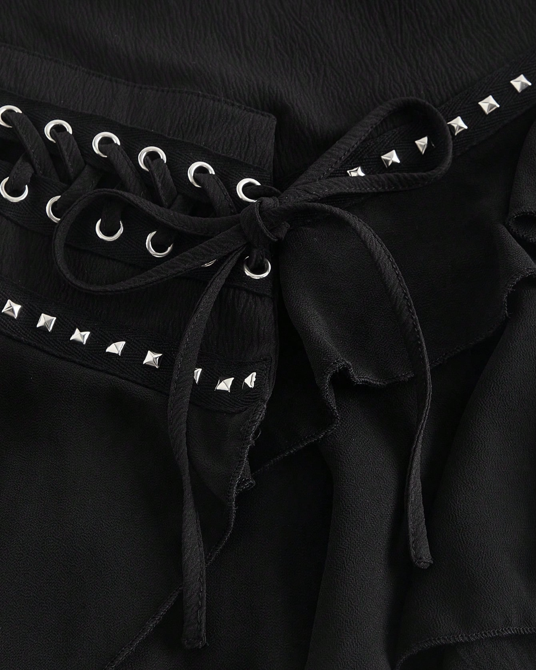 Asymmetric Ruffle Skirt