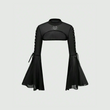 Mesh Peephole Smock