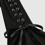 Mesh Peephole Smock