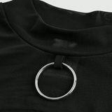 Mesh Peephole Smock