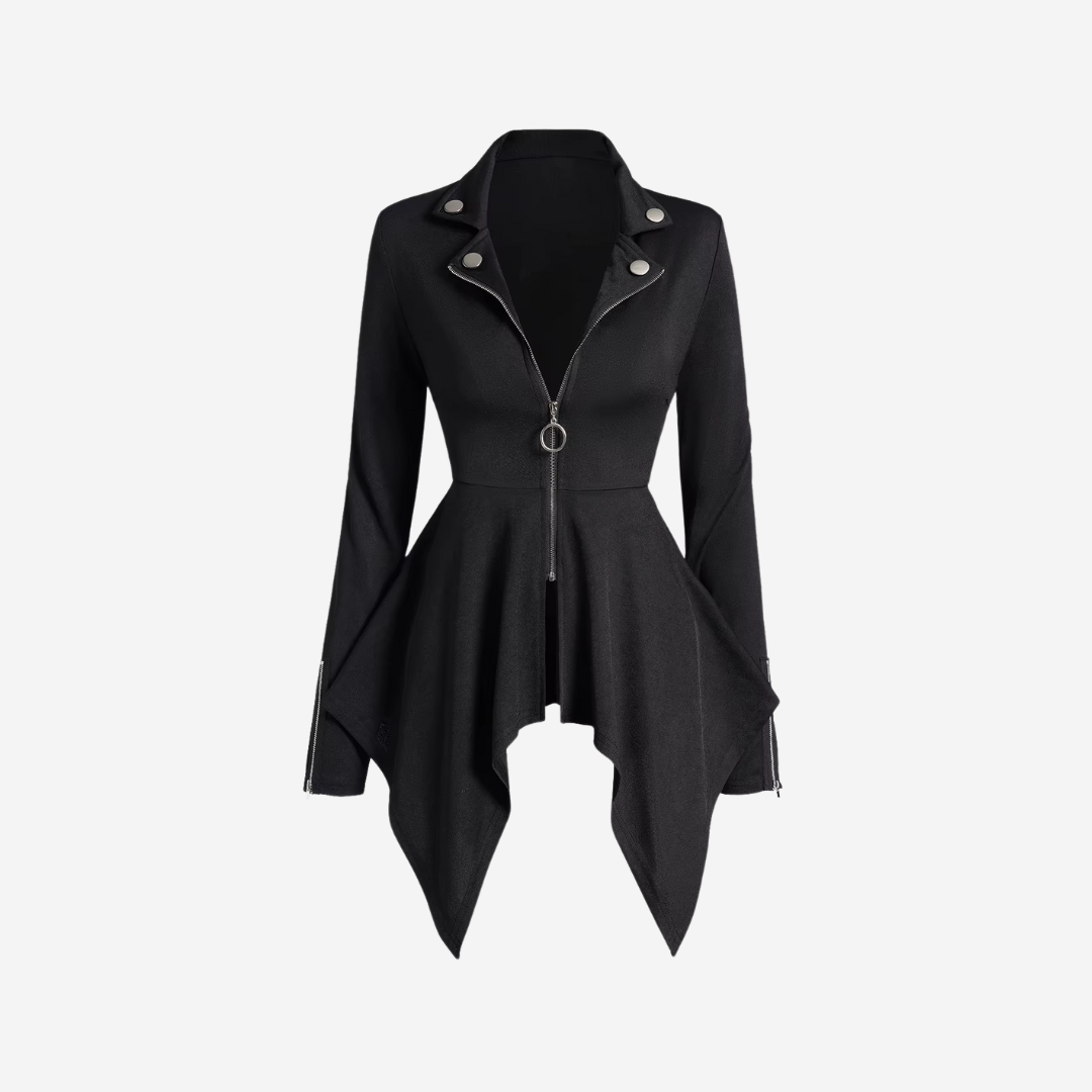 Black Asymmetrical Jacket