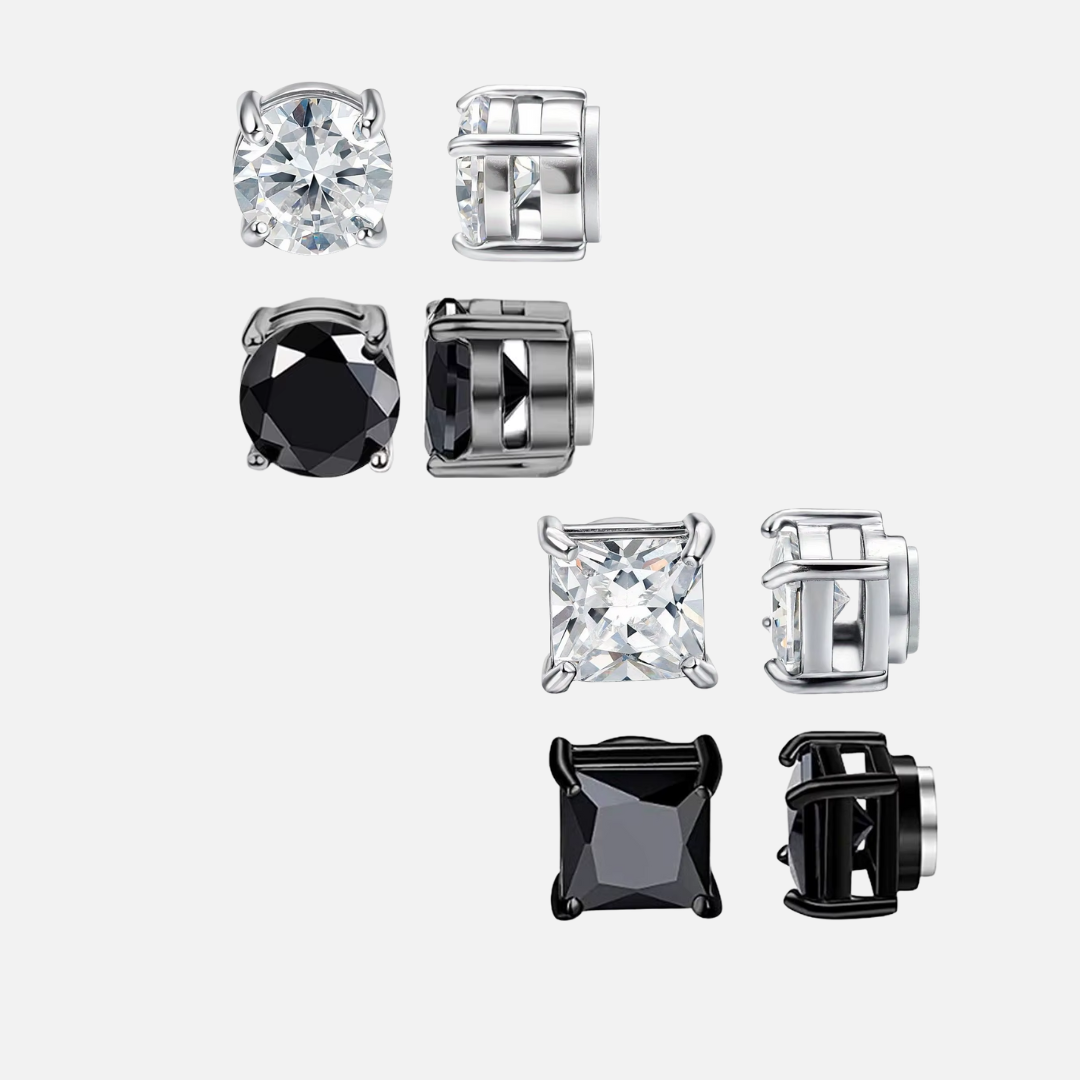 Crystal Magnetic Earrings