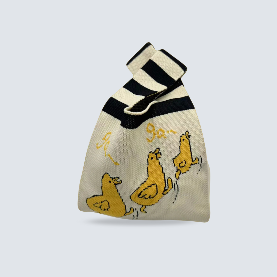 Handmade Knitted Tote Bag