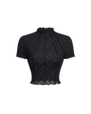 Sheer Stitch Mesh Tee