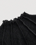 Sheer Stitch Mesh Tee