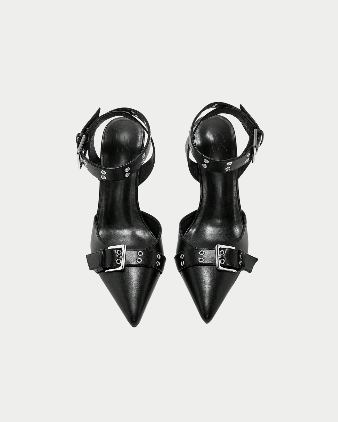 Pilot Buckle Strap Heels