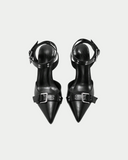 Pilot Buckle Strap Heels