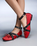 Balletcore Strappy Flats