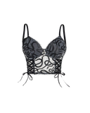Snake Lace-Up Corset Top
