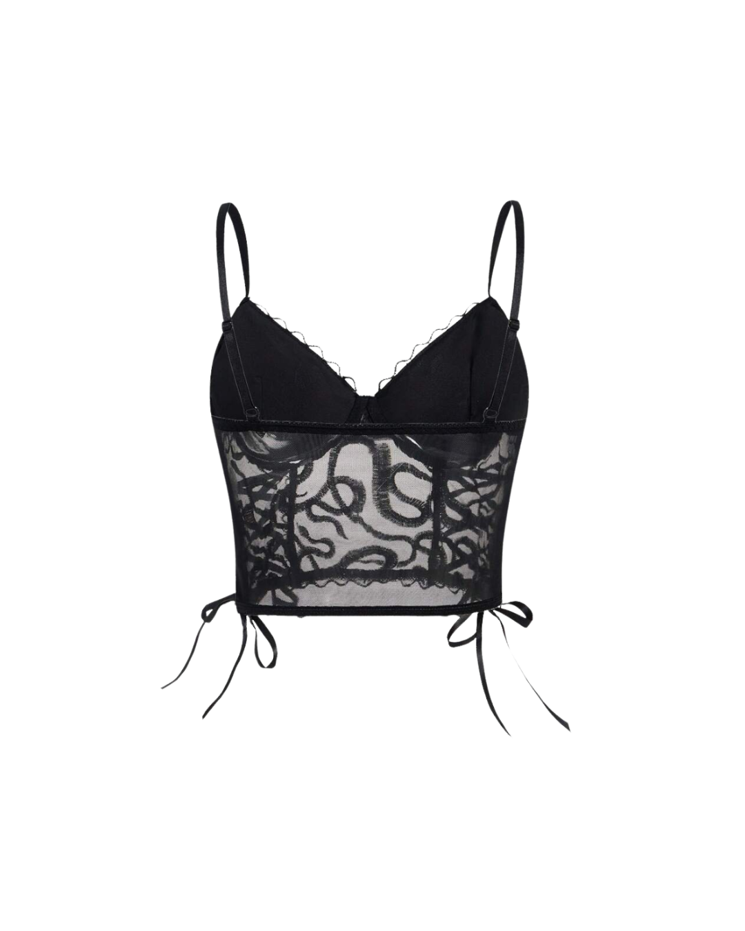 Snake Lace-Up Corset Top