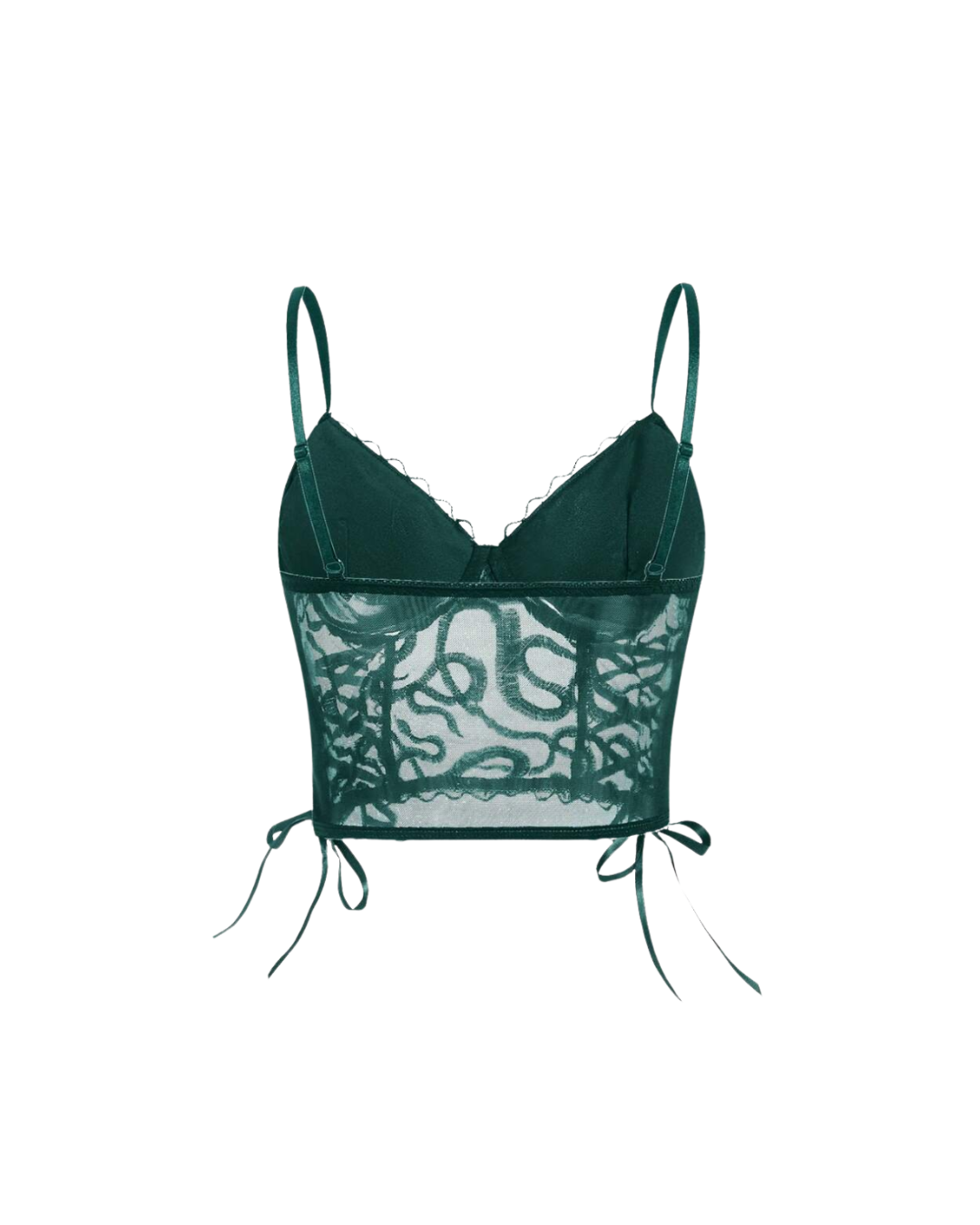 Snake Lace-Up Corset Top