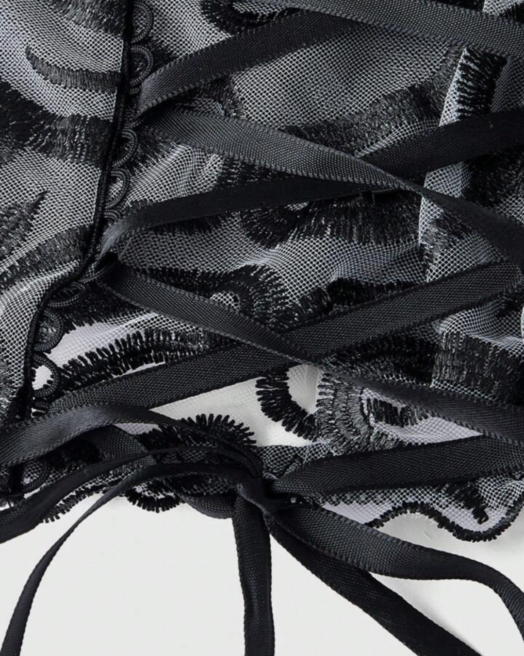 Snake Lace-Up Corset Top