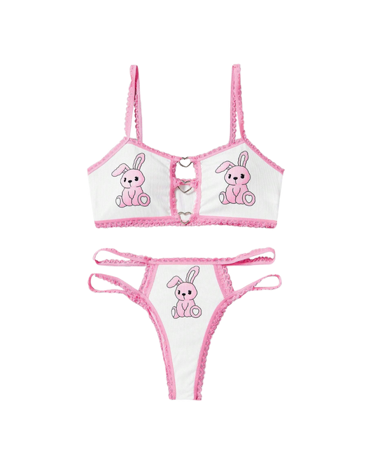 Cute Bunny Lingerie Set