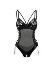 Bold Mesh & Leather Bodysuit