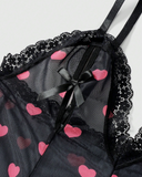 Heart Mesh Bodysuit