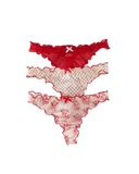 Ruffle Sheer Panties Set