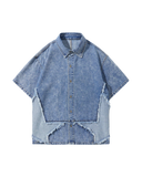 Patchwork Denim Shirt