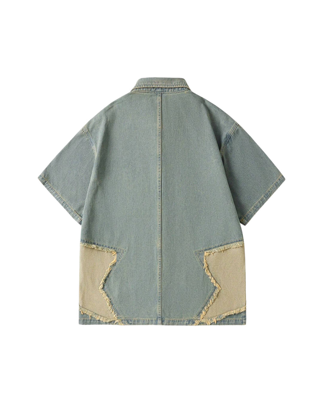 Patchwork Denim Shirt