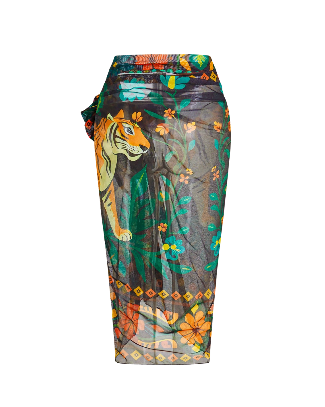Tiger swimsuit cover-up
