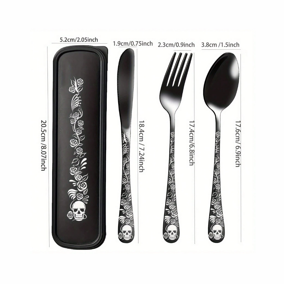 Skull Cutlery set