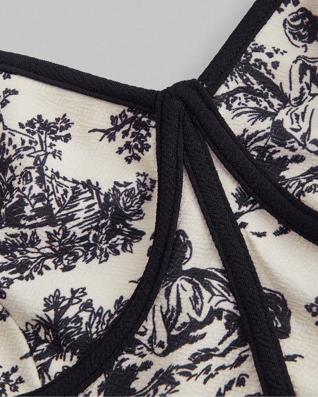 Vintage Toile Skirt Set