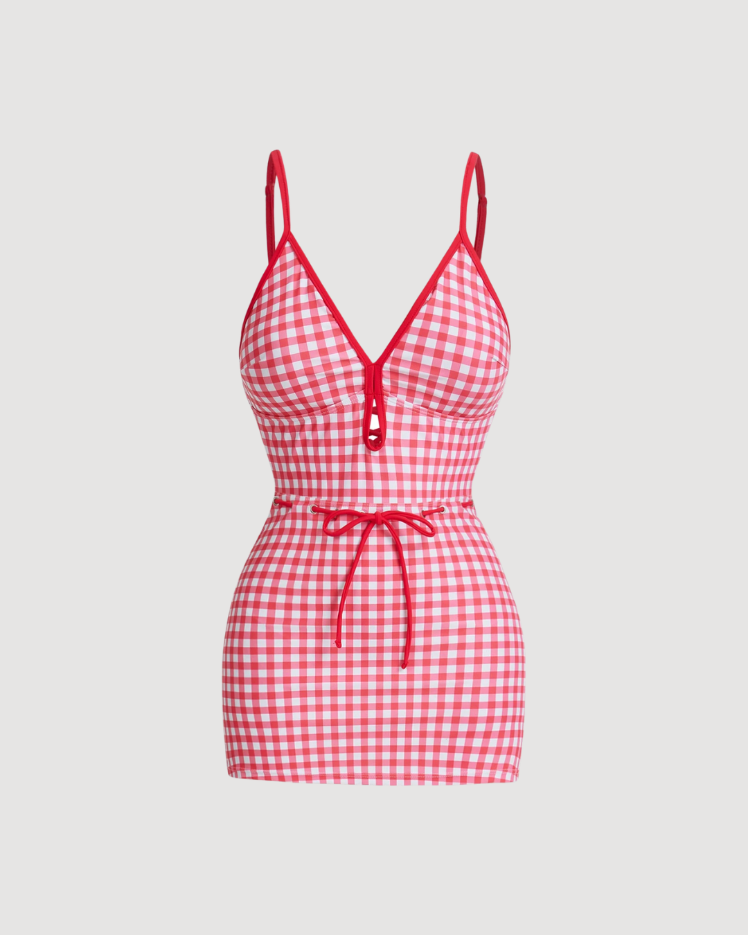 Gingham Swimsuit Set