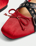 Balletcore Strappy Flats