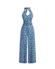 Halter Floral Jumpsuit