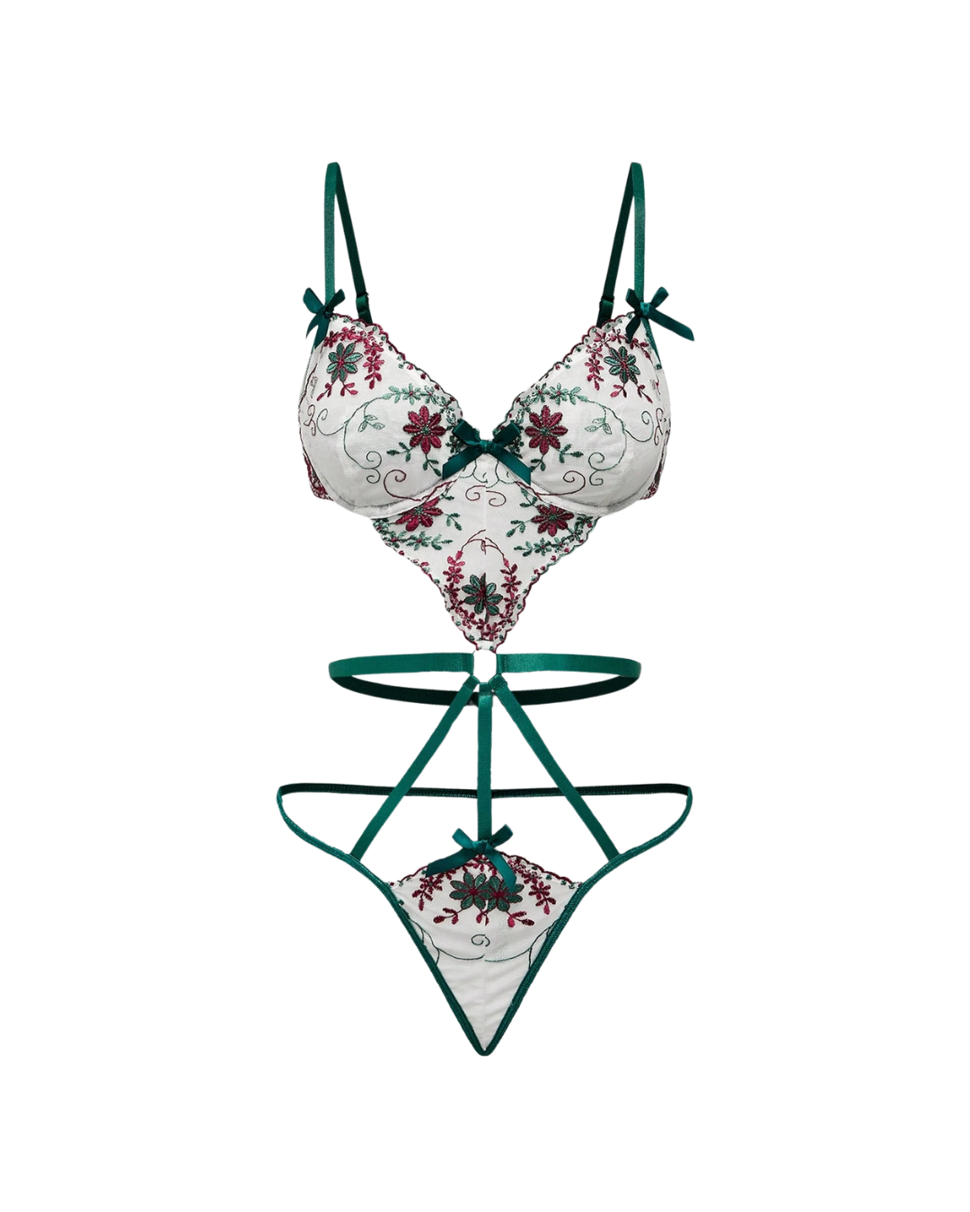 Strappy Lingerie Set