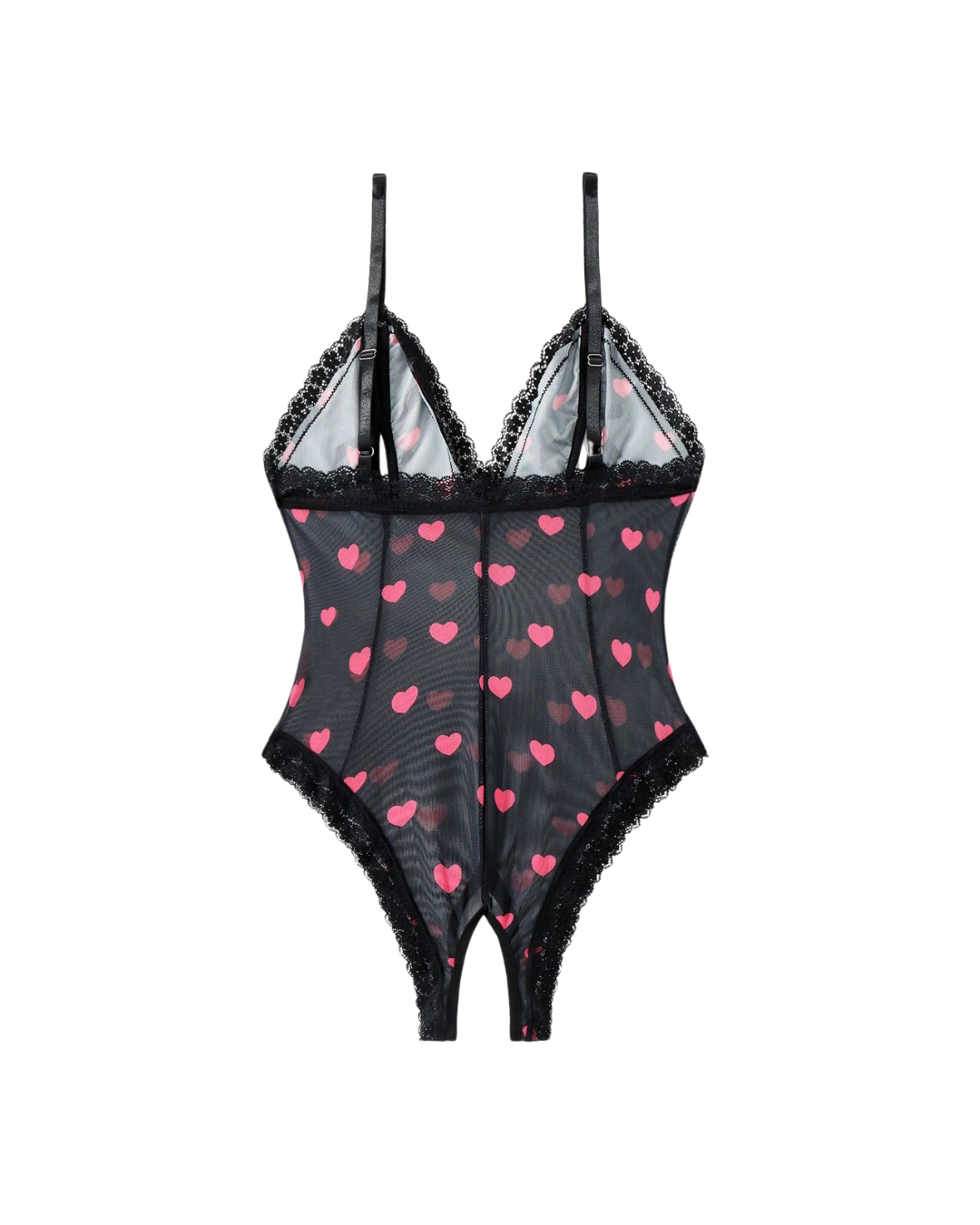 Heart Mesh Bodysuit