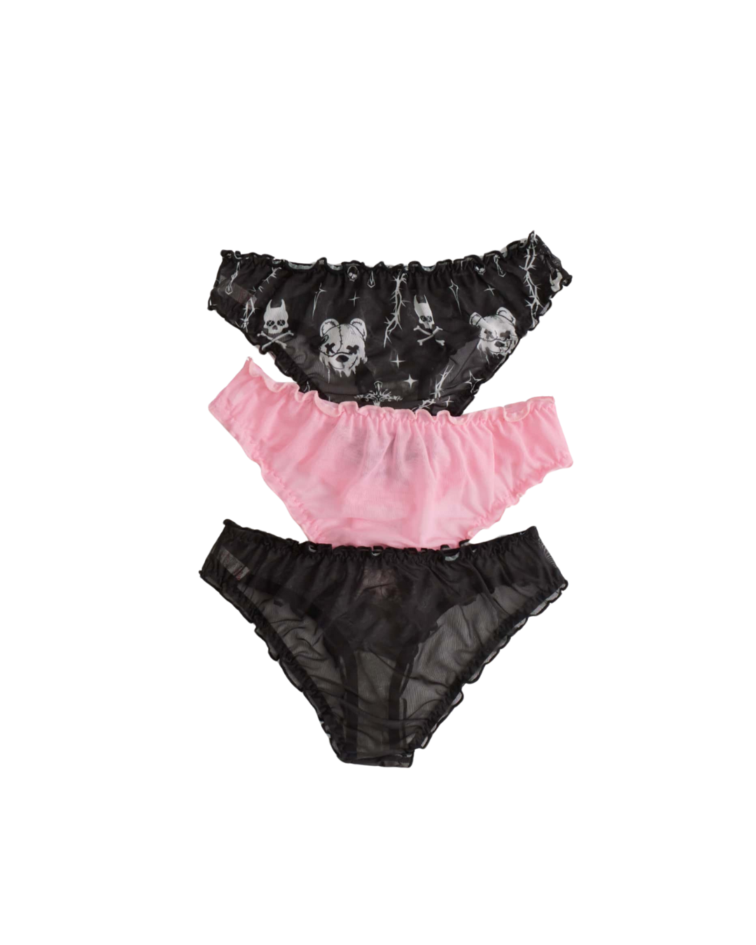 Skull  Panties Set